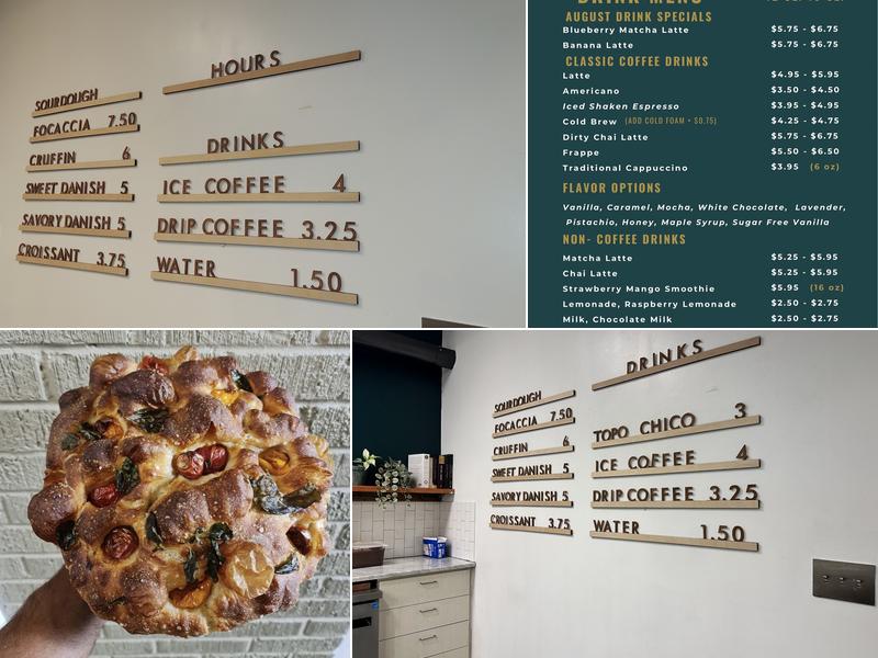 Jack’s Bakehouse Menu