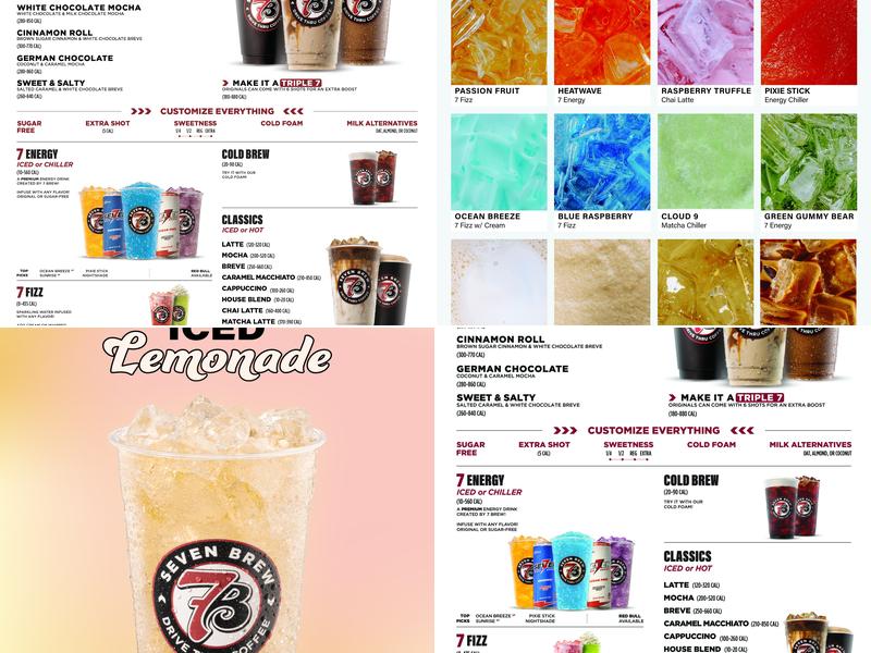 7 Brew Coffee Menu