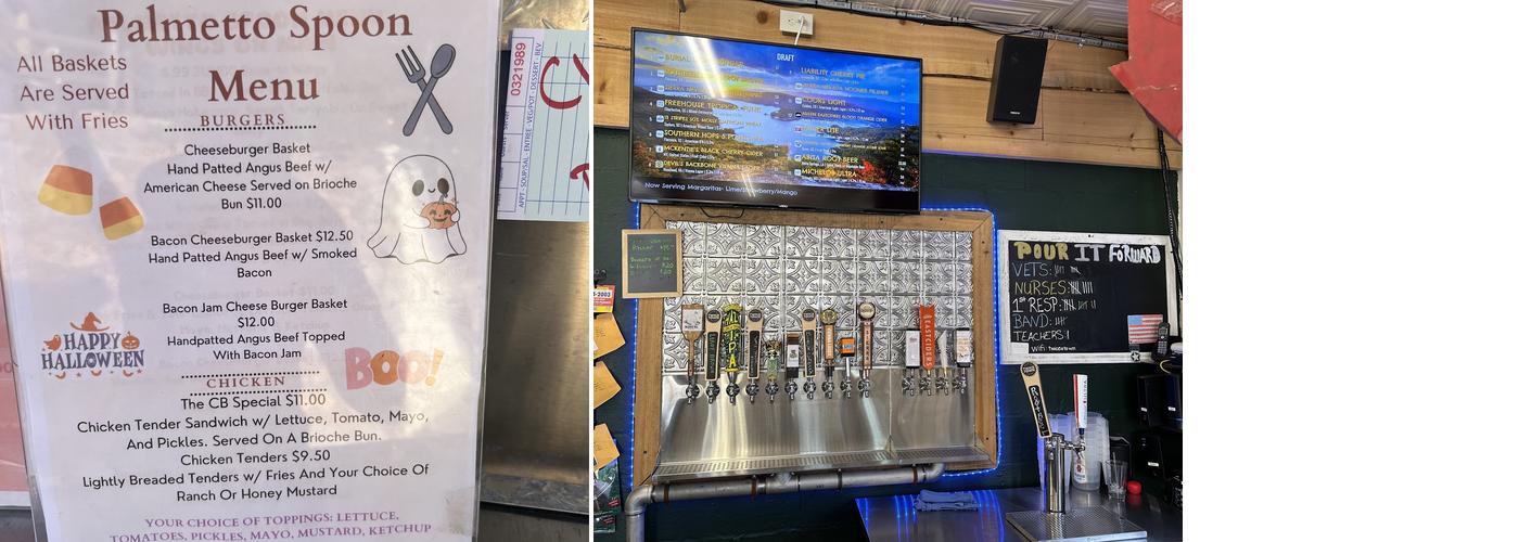 Twice A Town Taproom Menu