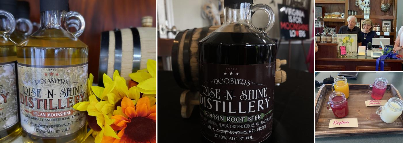 Roosters Rise -N- Shine Distillery