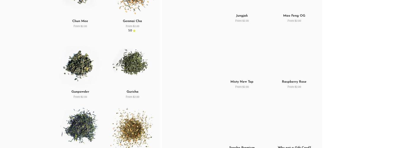 Apolis Tea Menu