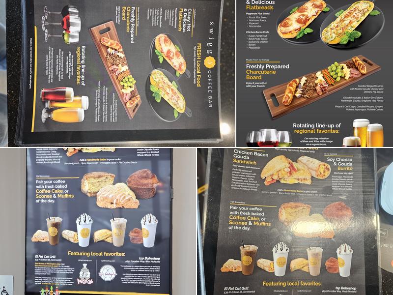 Swigg Coffee Bar Menu