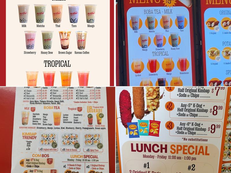 Sol K-Dogs Menu
