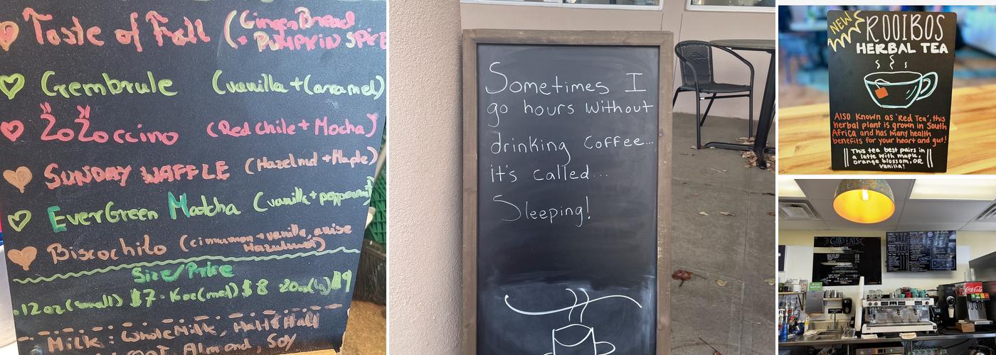 Wolf and Mermaid Enchanted Cafe Menu