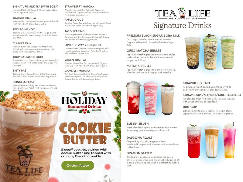TEA LIFE Menu