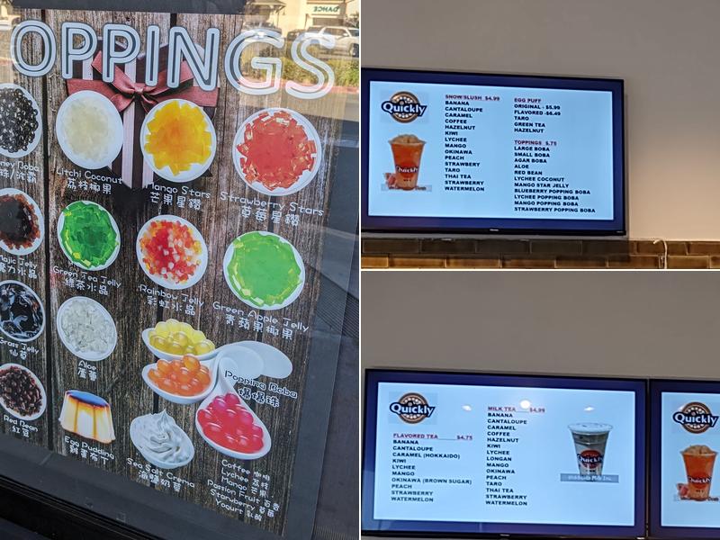 Quickly Rocklin Menu