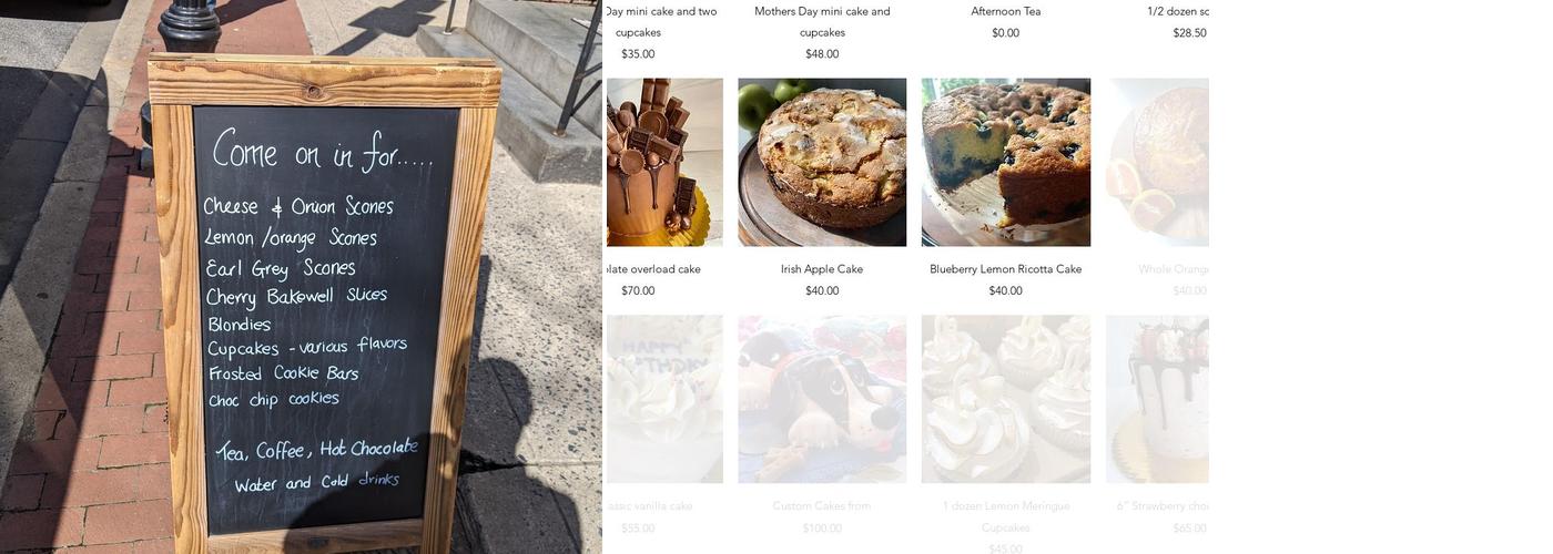 Another Slice of Cake Menu