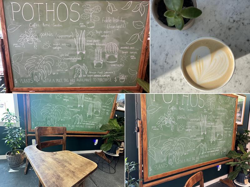 Pothos Coffee Menu