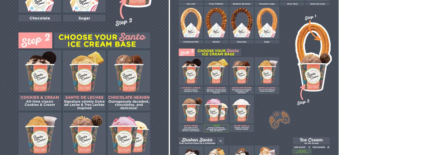 Santo Dulce! Churros & Ice Cream South Miami Menu