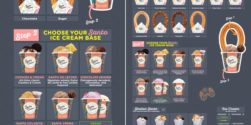 Santo Dulce! Churros & Ice Cream South Miami Menu