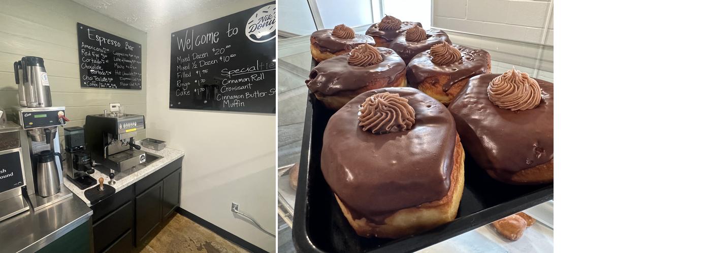 Nik's Donuts Menu