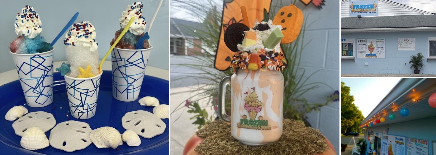 The Frozen Sandcastle Ice Cream & Snowballs