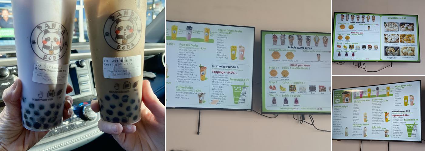 Panda Boba Menu