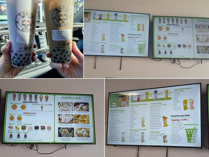 Panda Boba Menu