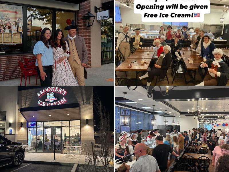 Brooker's Founding Flavors Ice Cream, Saratoga Springs UT