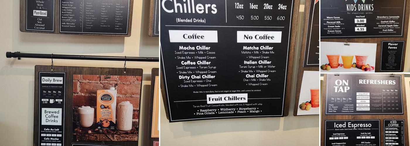 Grounds For Coffee Menu