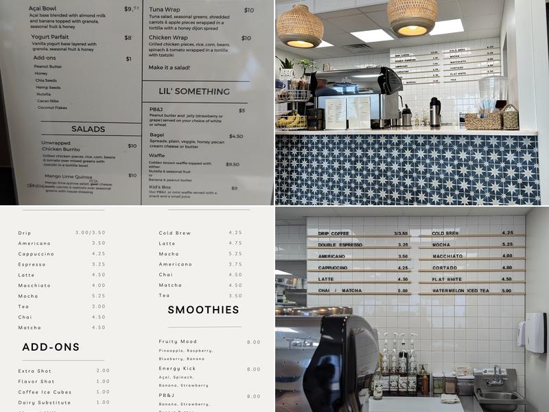 The Buoy Coffee Shop Menu