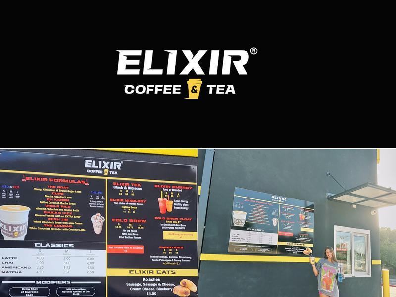 Elixir Coffee & Tea Menu