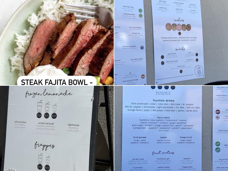 Small Town Sips Menu