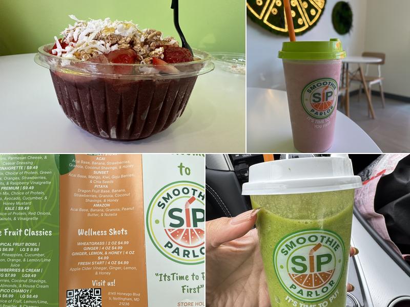 Sip Smoothie Parlor 8145 Honeygo Blvd b, Nottingham