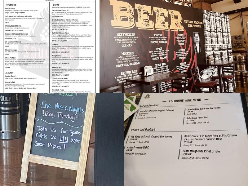 Soul Fire Brewing Company Menu