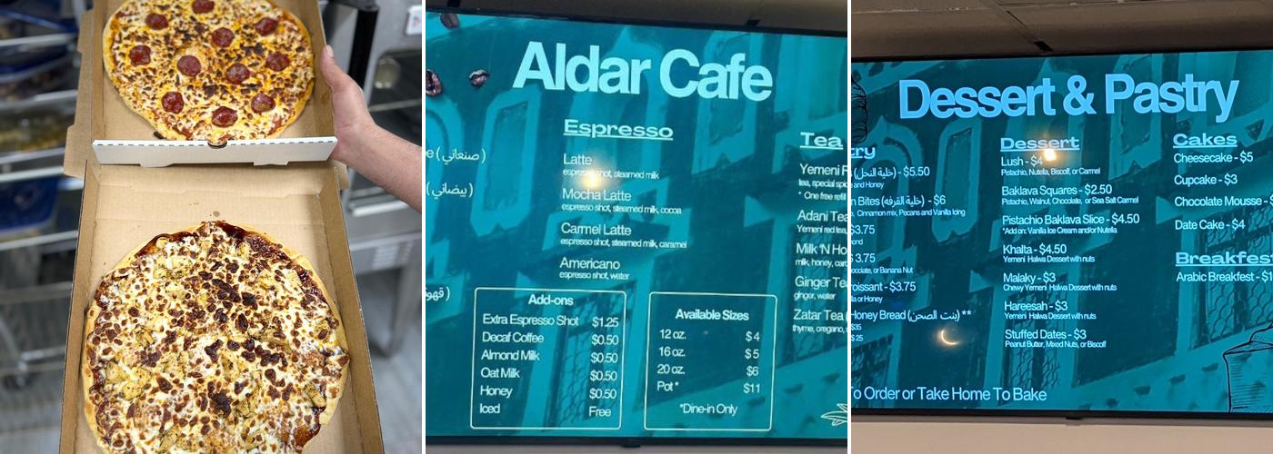 Aldar Cafe Menu
