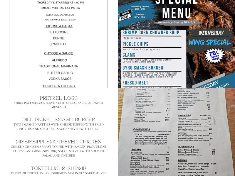 Mitchell's Grill Menu