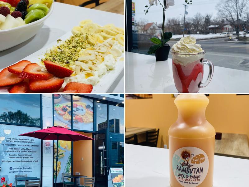 Rambutan Juice & Panini 1666 Bank St #500, Ottawa