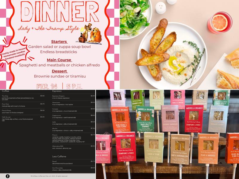 Driftless Coffee Co Menu