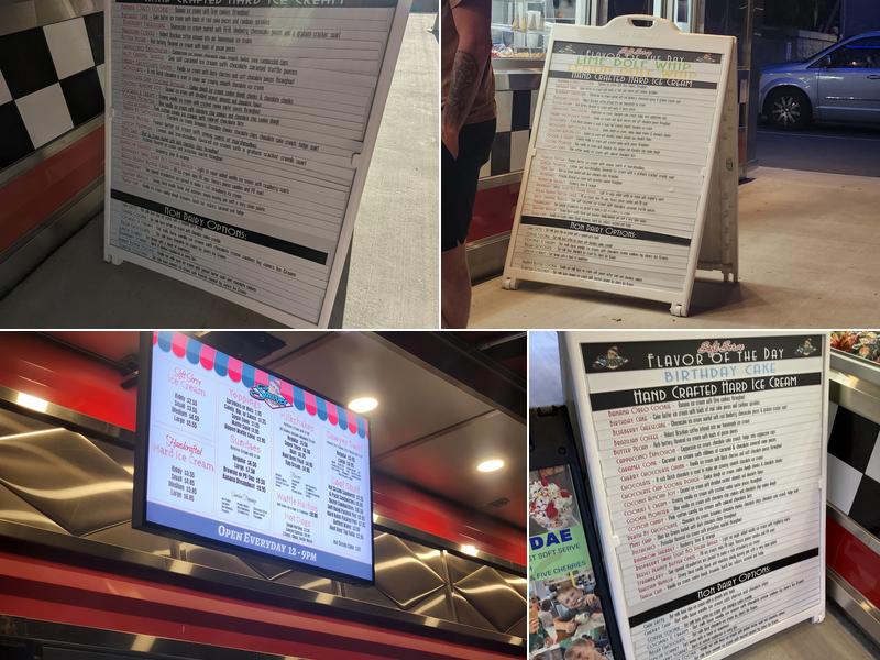 Sawyer Ice Cream Company Menu