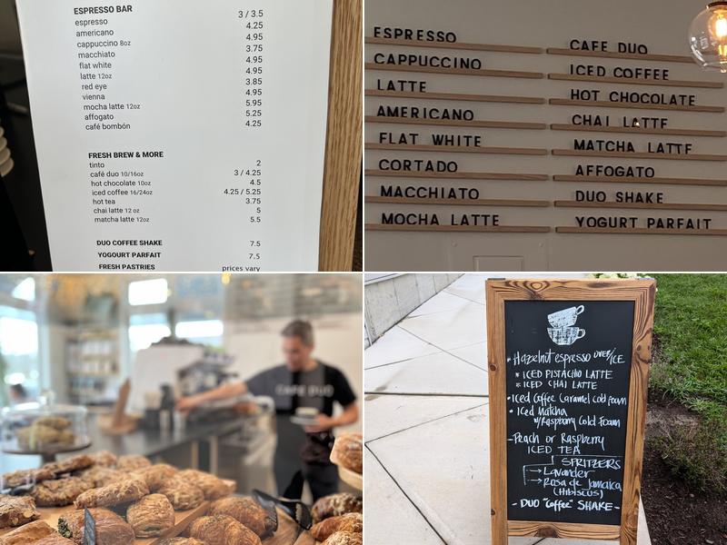 Café Duo Menu
