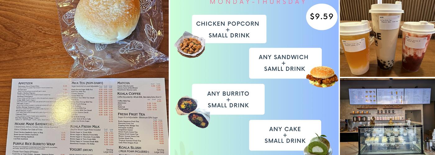 Koala bakery & cafe Menu