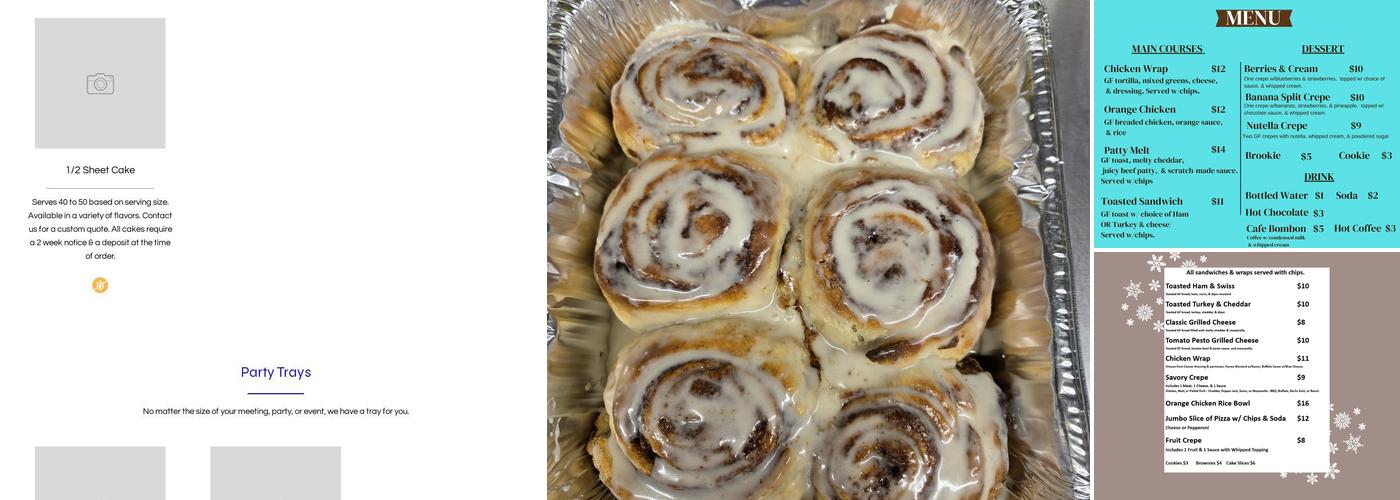 Owasso Sweets Menu