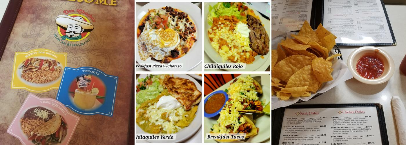 San José Mexican Restaurant Menu