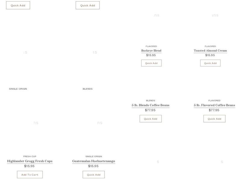 Winans Coffee & Chocolate Menu