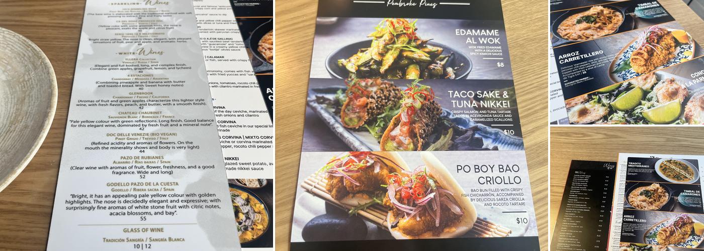 Embarcadero 41 - USA Menu