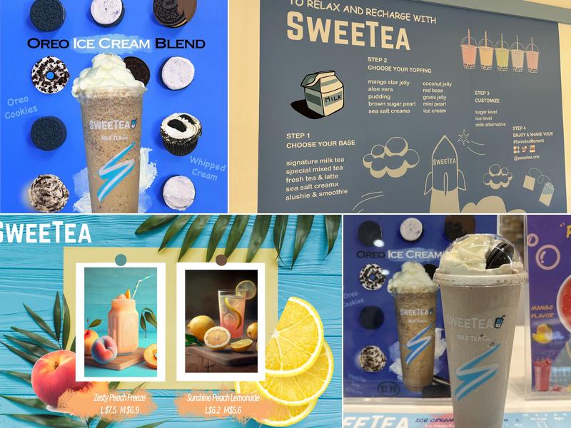 SWEETEA Aberdeen Menu