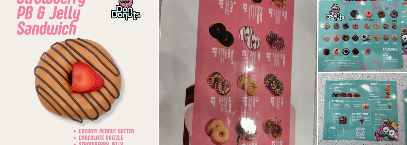 Don Donuts Menu