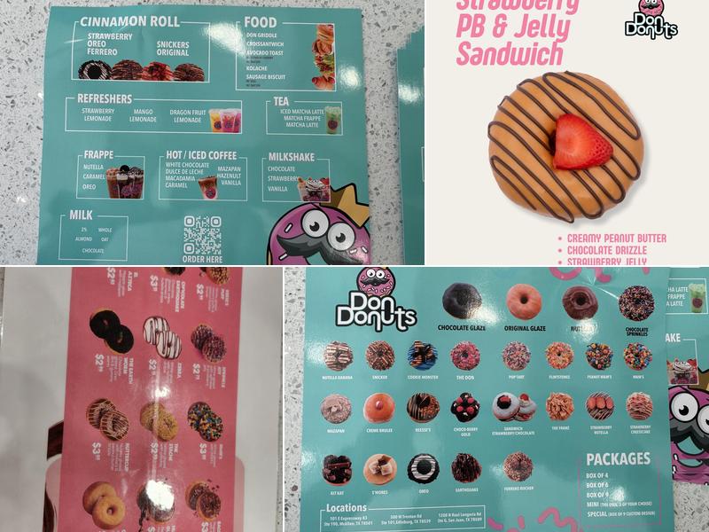 Don Donuts Menu