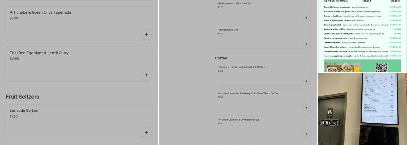 Hummingbird Nutritious Eats Menu