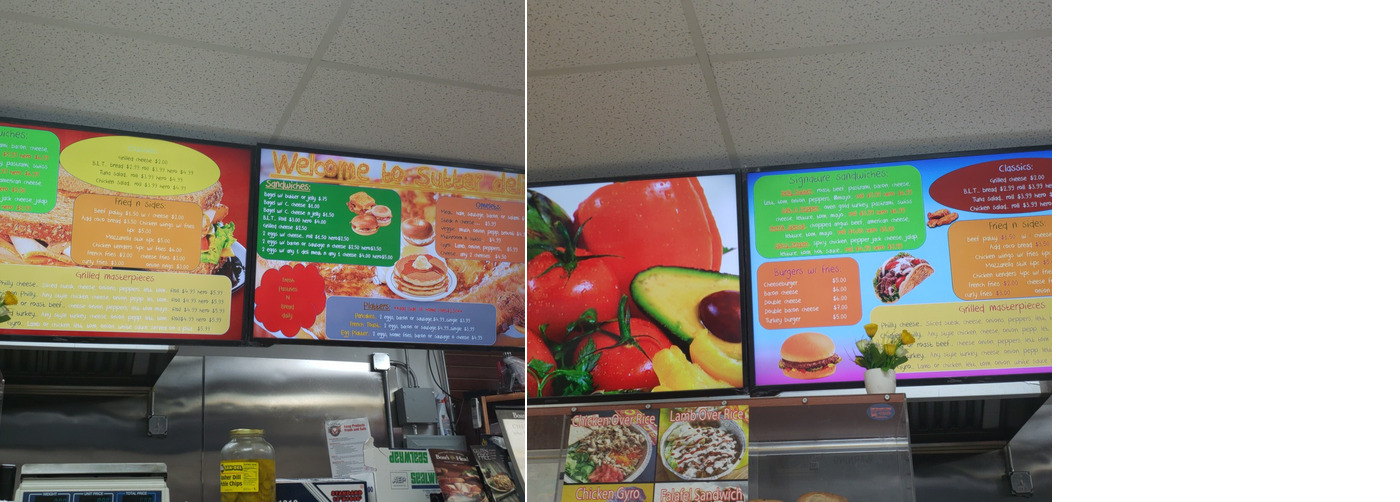 Braddock Deli & Grocery Corp. Menu