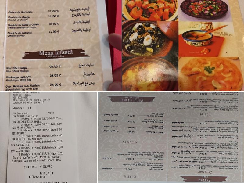 Marrakesh Menu