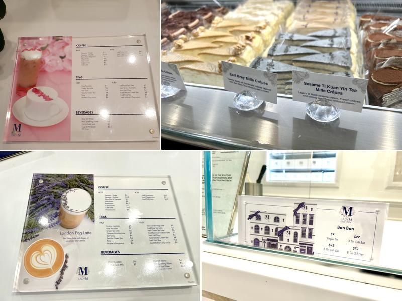 Lady M Cake Boutique - Houston Menu