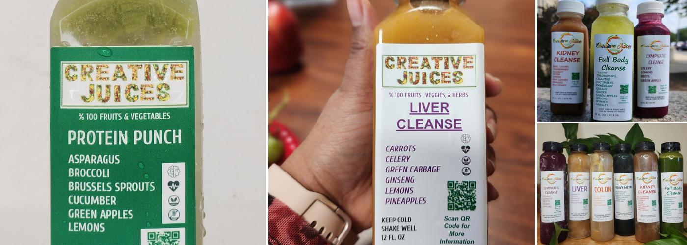 Creative Juices Menu