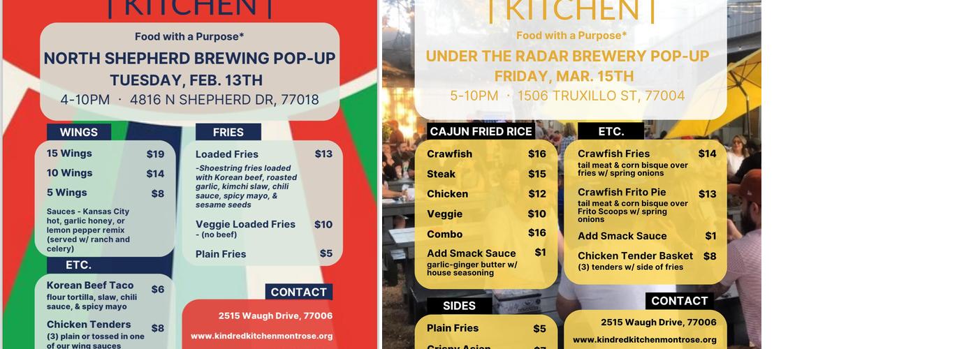 Kindred Kitchen Menu