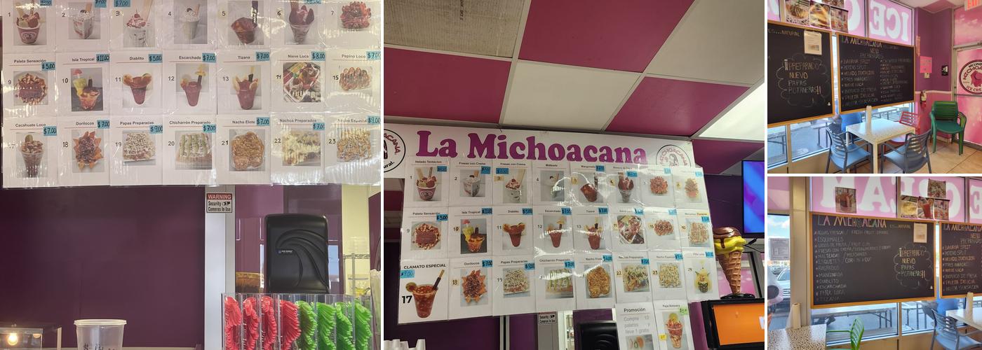 La Michoacana Menu