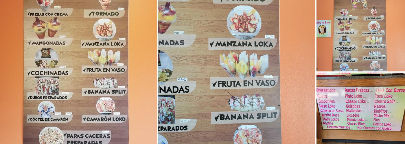 Tus Antojitos Lokos Menu