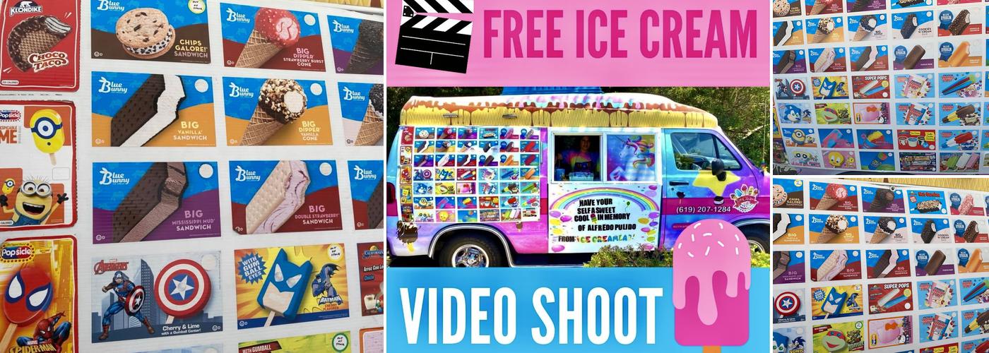 Ice Cream Land Truck Menu