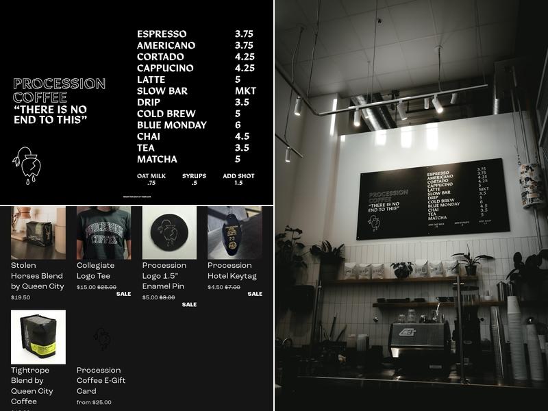 Procession Coffee Menu