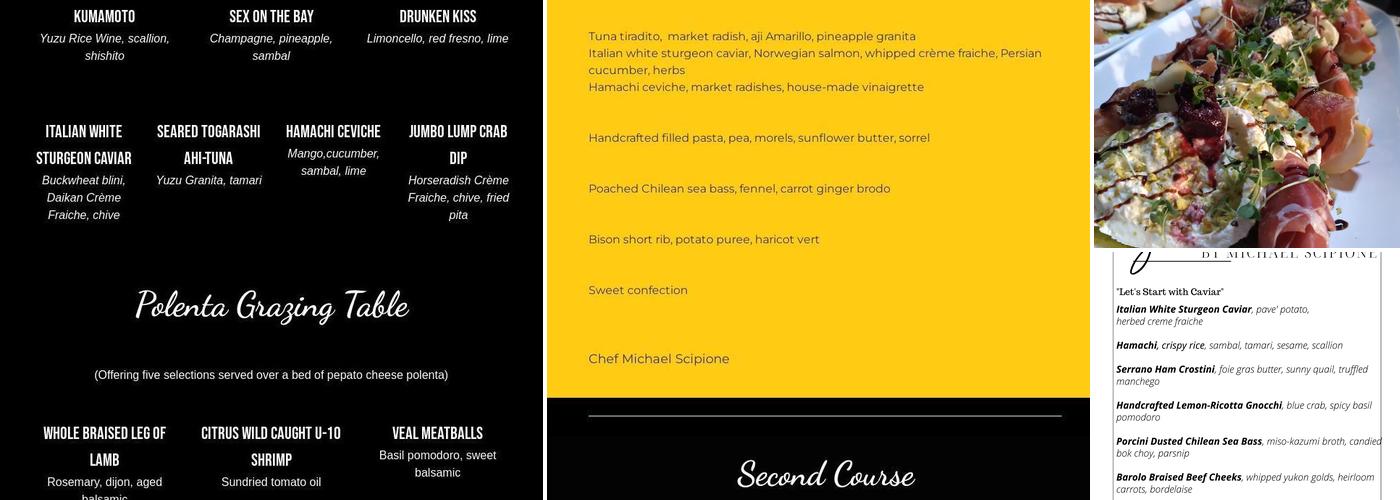 Sano by Michael Scipione Menu